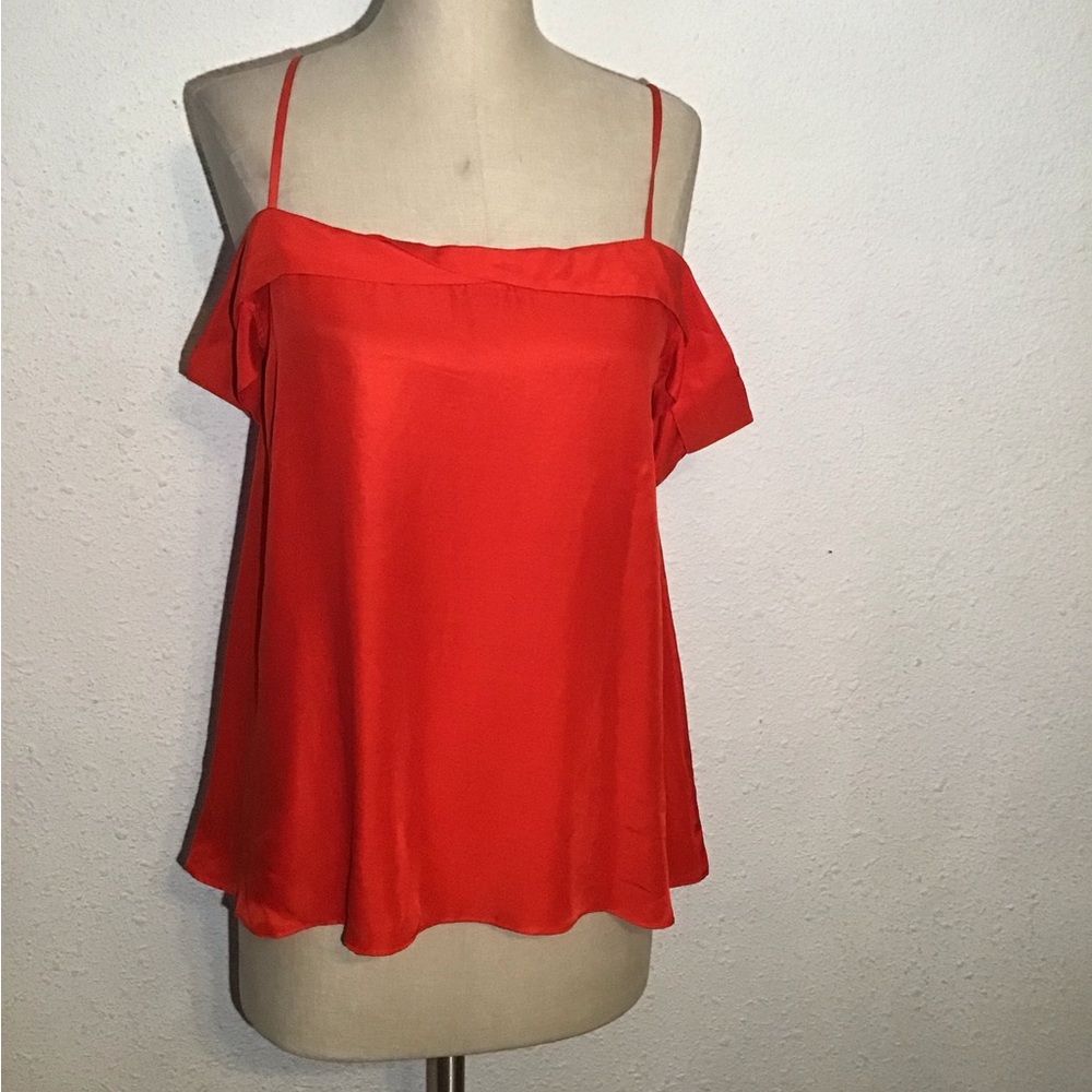 Paper crown spaghetti strap blouse size small